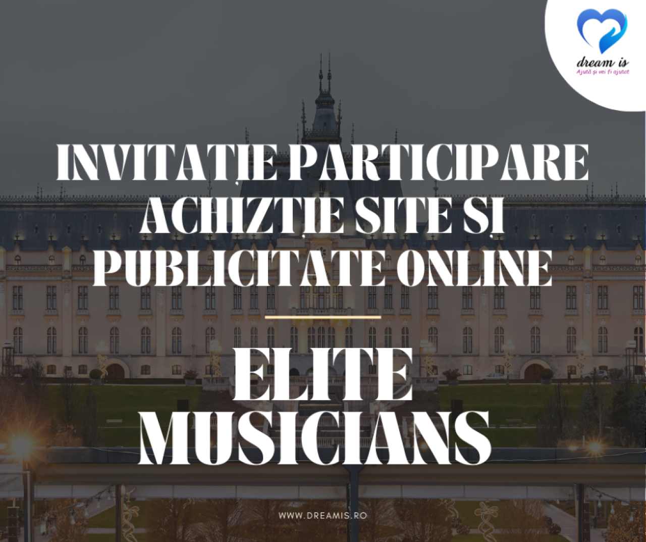 Invitatie participare achiztie site si publicitate online